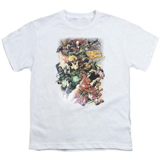 Justice League Brightest Day #0 Kids Youth T Shirt White Officially Licensed