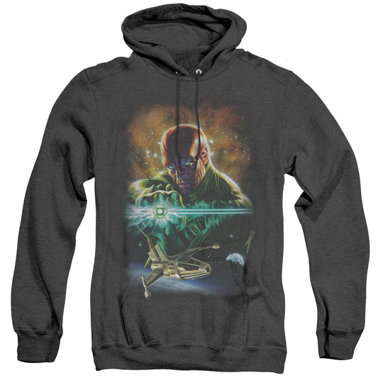 Justice League(Gl) Abin Sur Heather Mens Hoodie Black Officially Licensed