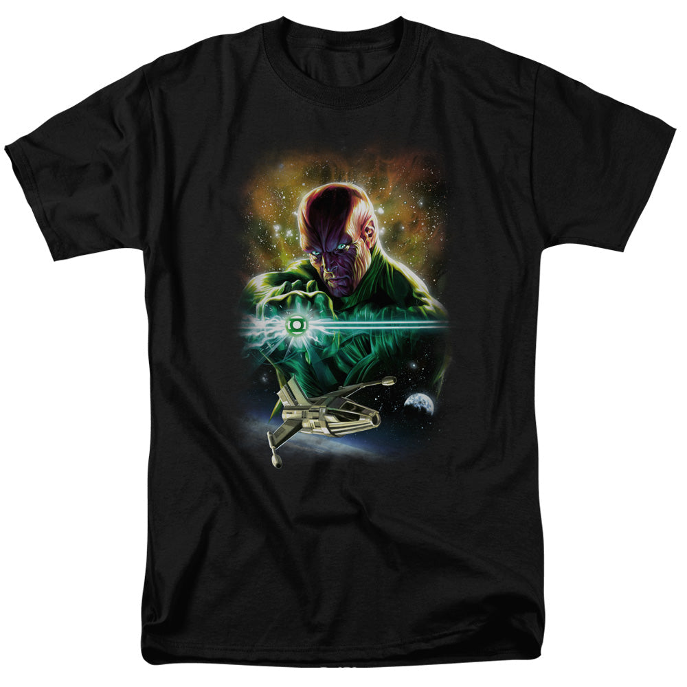 Justice League Of America Abin Sur Mens T Shirt Black Officially Licensed