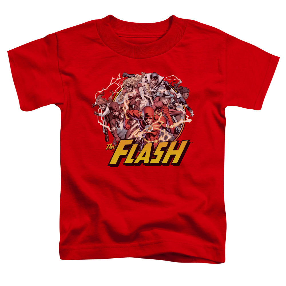 Justice League Flash Family Toddler Kids Youth T Shirt Red Officially Licensed