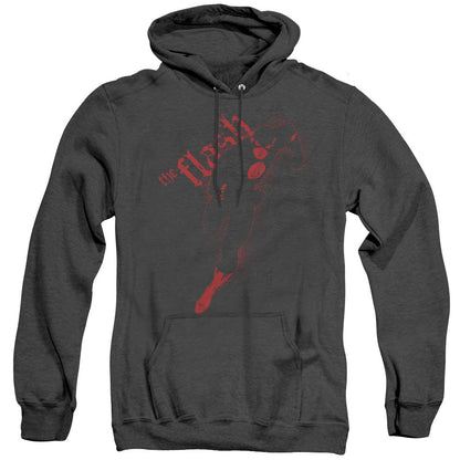 Justice League Of America Flash Darkness Mens Heather Hoodie Black Officially Licensed