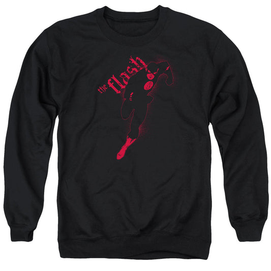 Justice League Flash Darkness Mens Crewneck Sweatshirt Black Officially Licensed