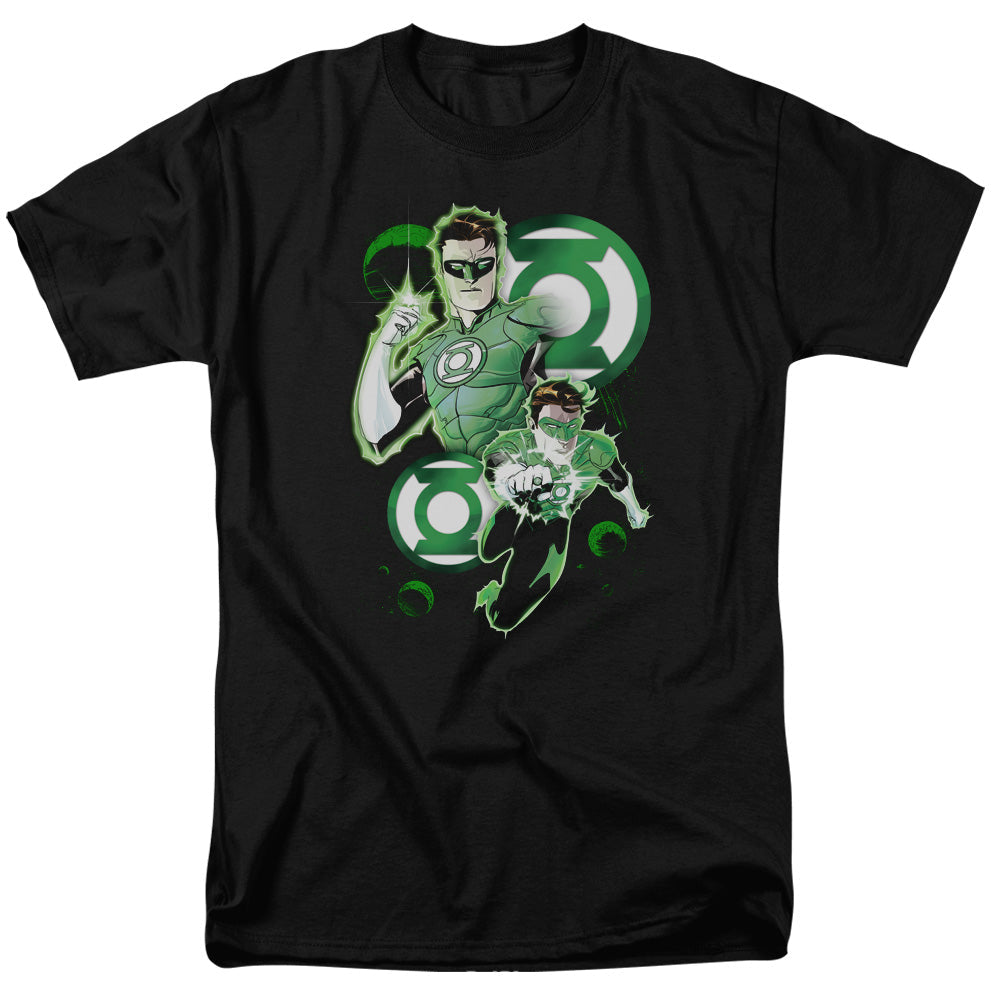 Justice League Of America Gl In Action Mens T Shirt Black Officially Licensed