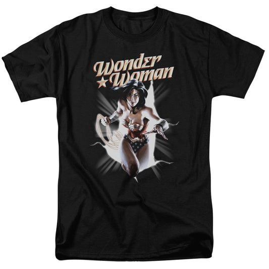 Justice League Of America Ww Break Out Mens T Shirt Black Officially Licensed