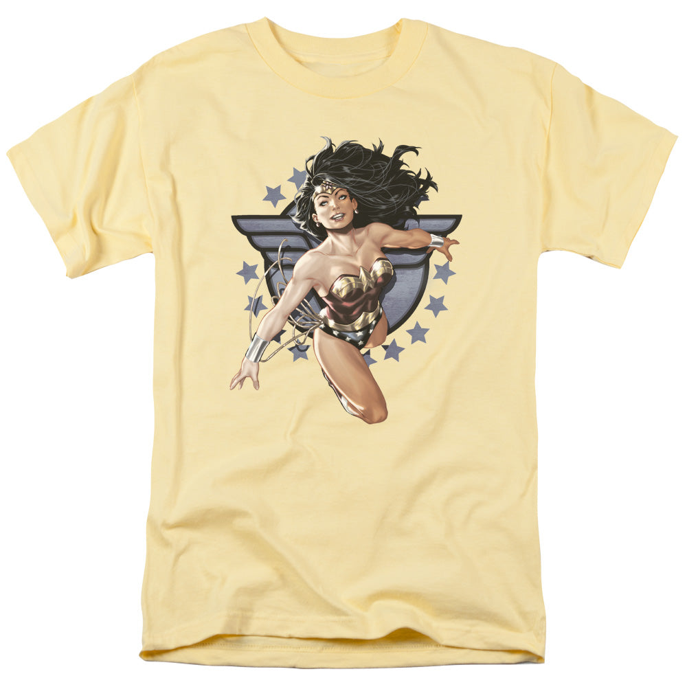 Justice League Of America Ww All Star Mens T Shirt Banana Officially Licensed