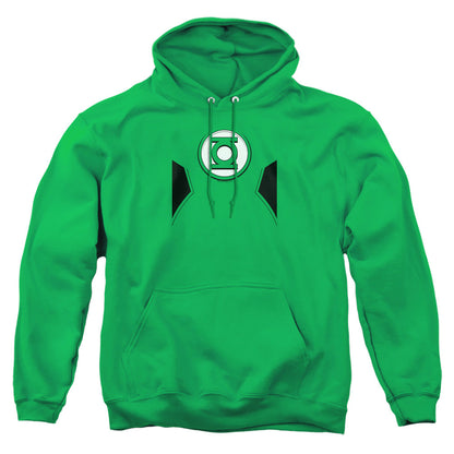 Justice League Of America New Gl Uniform Mens Hoodie Kelly Green Officially Licensed