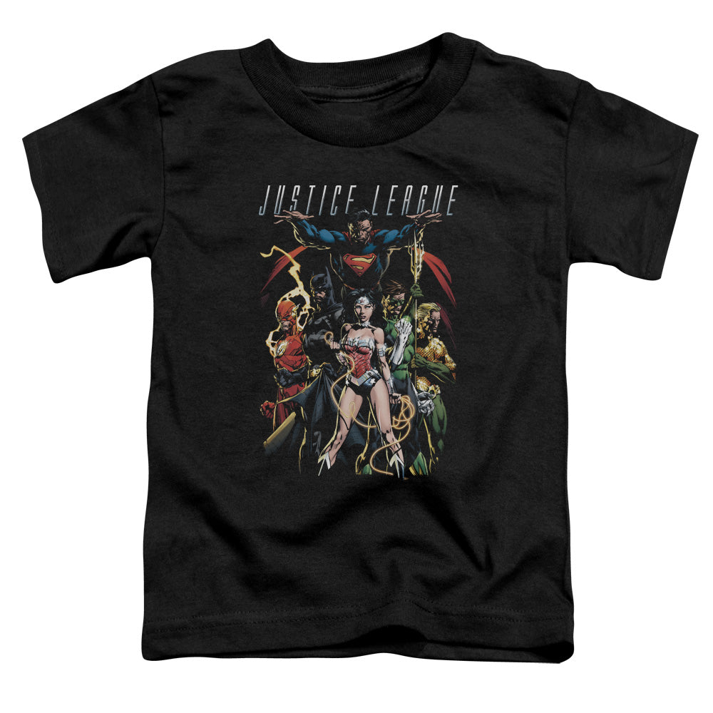 Justice League Dark Days Toddler Kids Youth T Shirt Black Officially Licensed