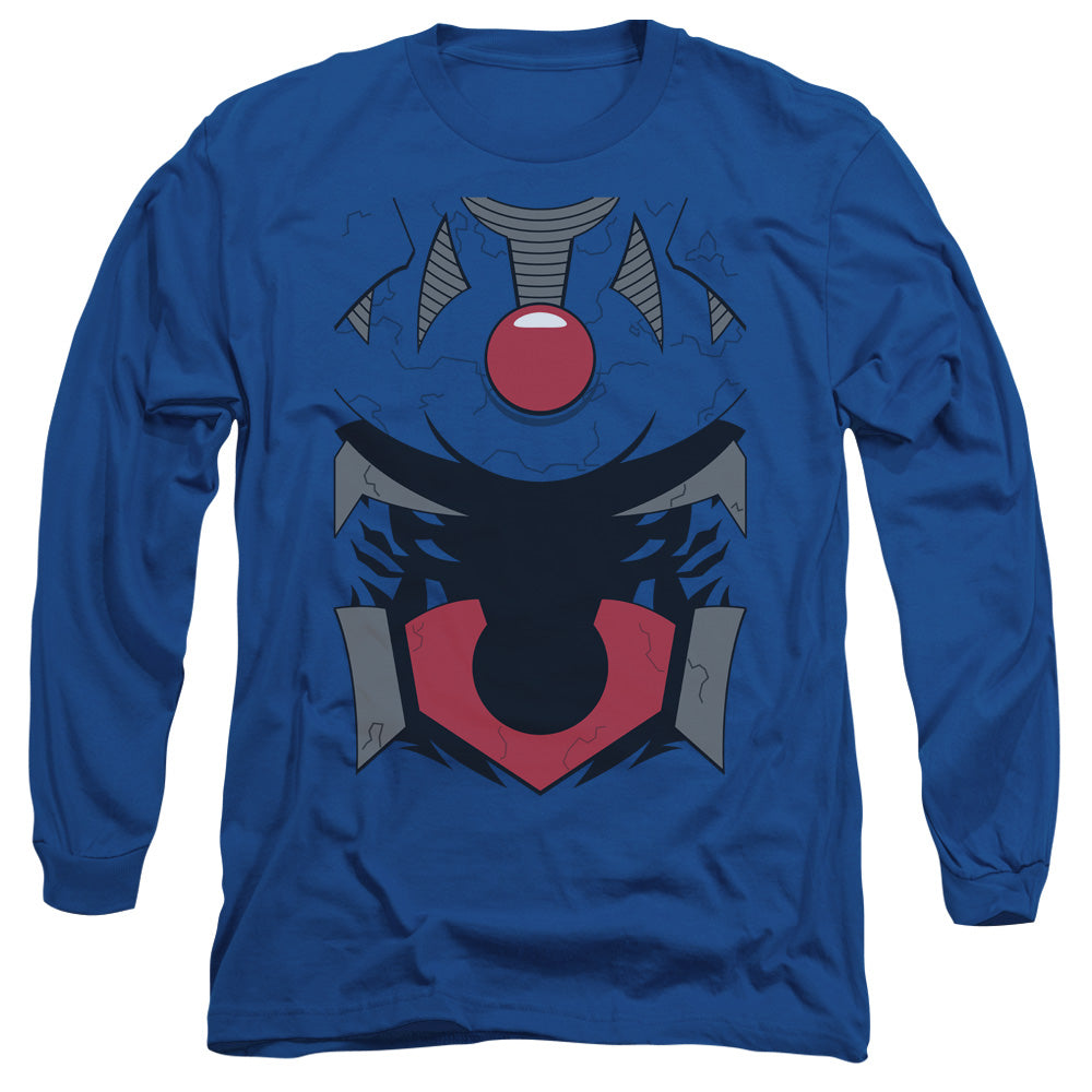 Justice League Of America Darkseid Costume Mens Long Sleeve Shirt Royal Blue Officially Licensed