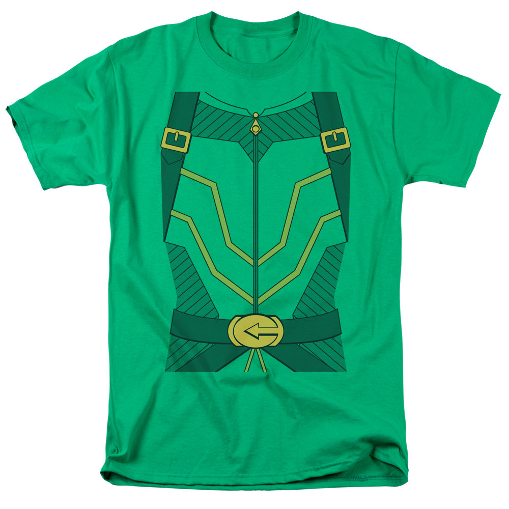 Justice League Arrow Uniform Mens T Shirt Kelly Green Officially Licensed