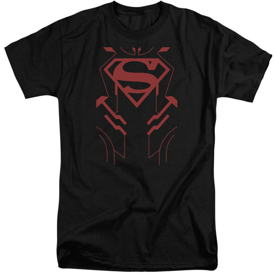 Justice League Superboy Mens Tall T Shirt Black Officially Licensed