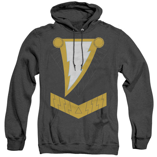 Justice League Black Adam Heather Mens Hoodie Black Officially Licensed