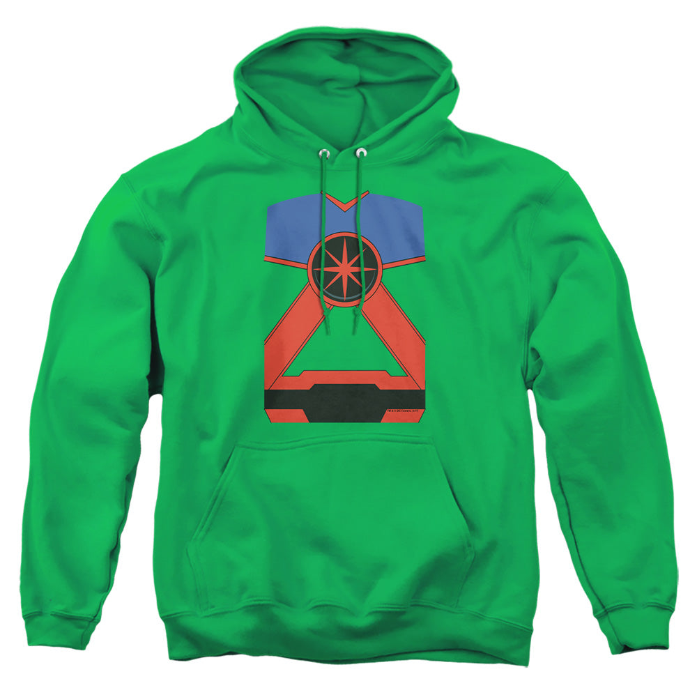 Justice League Of America Martian Mh Mens Hoodie Kelly Green Officially Licensed