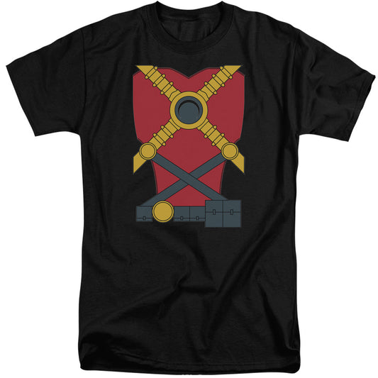 Justice League Red Robin Mens Tall T Shirt Black Officially Licensed