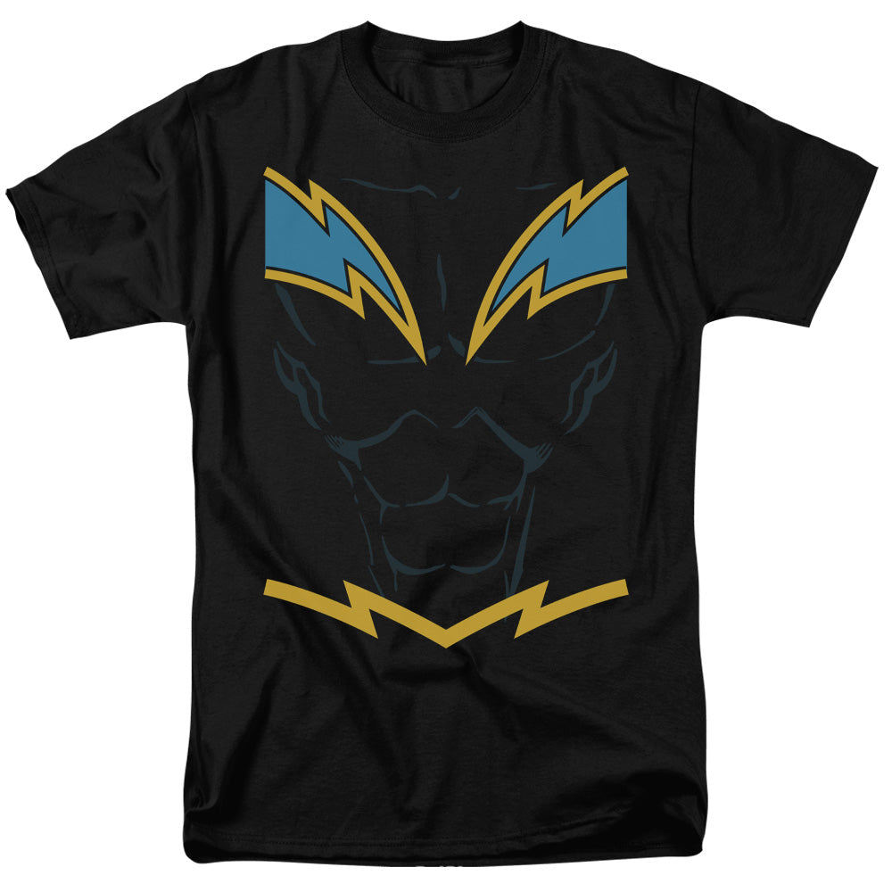 Justice League Of America Black Lightning Mens T Shirt Black Officially Licensed