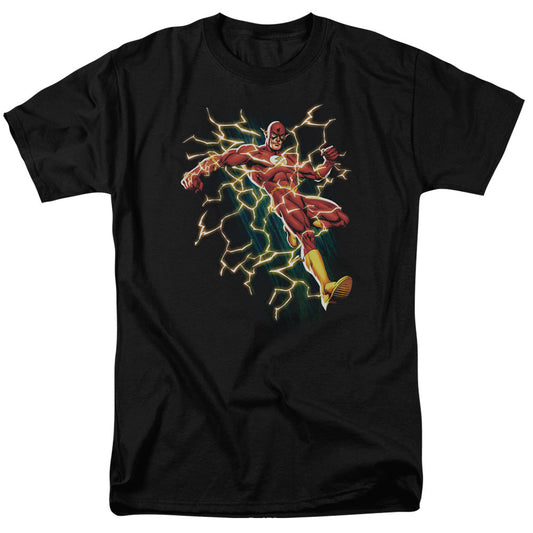 Justice League Of America Electric Death Mens T Shirt Black Officially Licensed