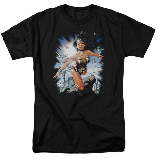Justice League of Themyscira Mens T Shirt Black Officially Licensed