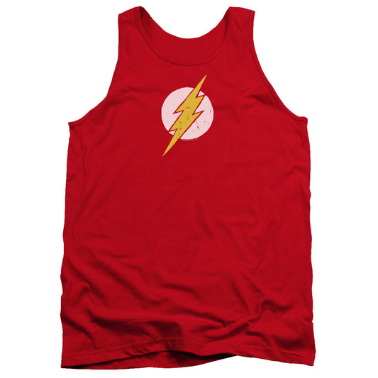 Justice League Rough Flash Mens Tank Top Shirt Red Officially Licensed