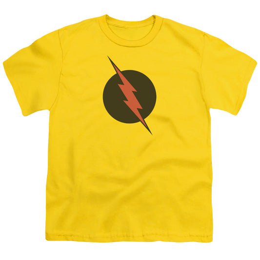 Justice League Reverse Flash Kids Youth T Shirt Yellow Officially Licensed