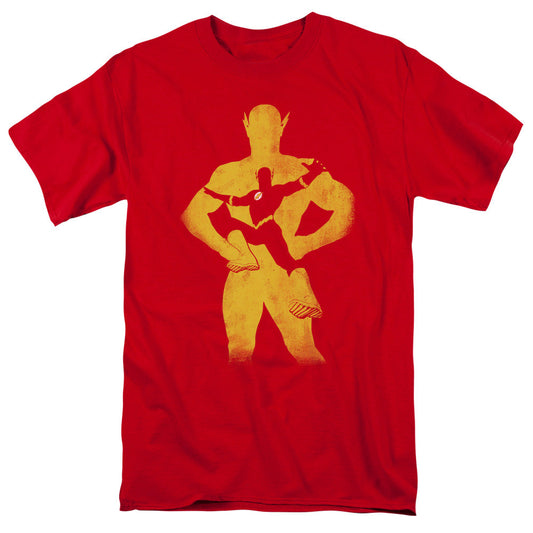 Justice League Of America Flash Knockout Mens T Shirt Red Officially Licensed