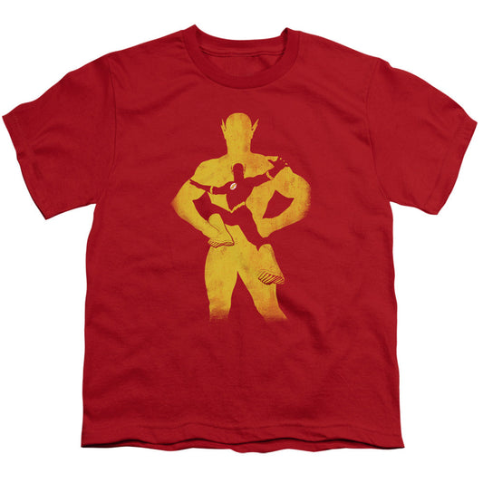 Justice League Flash Knockout Kids Youth T Shirt Red Officially Licensed