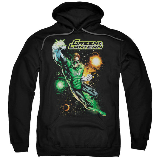 Justice League Galactic Guardian Mens Hoodie Black Officially Licensed