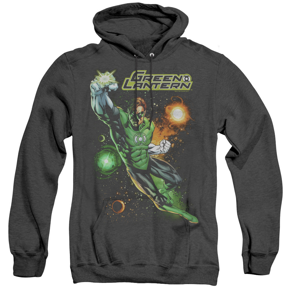 Justice League Galactic Guardian Heather Mens Hoodie Black Officially Licensed