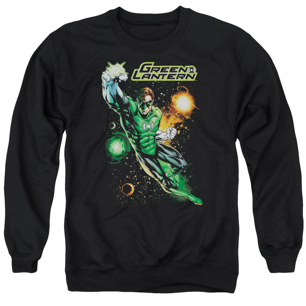 Justice League Of America Galactic Guardian Mens Crewneck Sweatshirt Black Officially Licensed