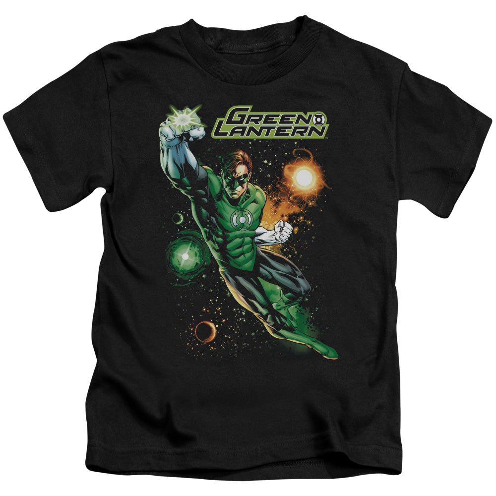 Justice League Galactic Guardian Juvenile Kids Youth T Shirt Black Officially Licensed