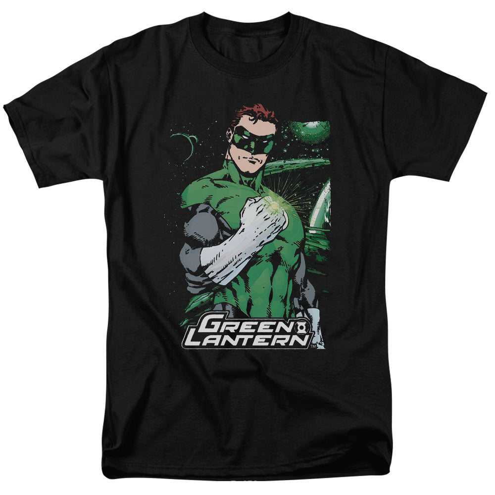Justice League Of America Fist Flare Mens T Shirt Black Officially Licensed