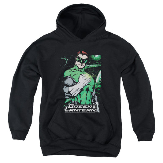 Justice League Fist Flare Kids Youth Hoodie Black Officially Licensed