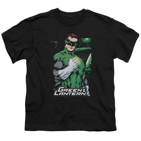 Justice League Fist Flare Kids Youth T Shirt Black Officially Licensed