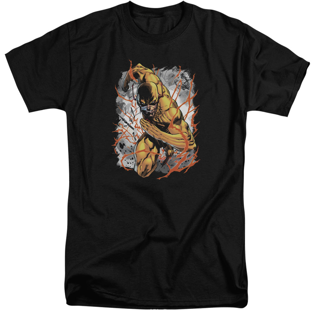 Justice League Of America Reversed Mens Tall T Shirt Black Officially Licensed