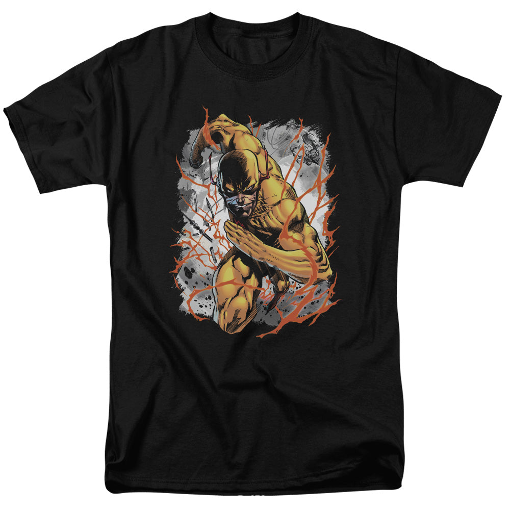Justice League Of America Reversed Mens T Shirt Black Officially Licensed