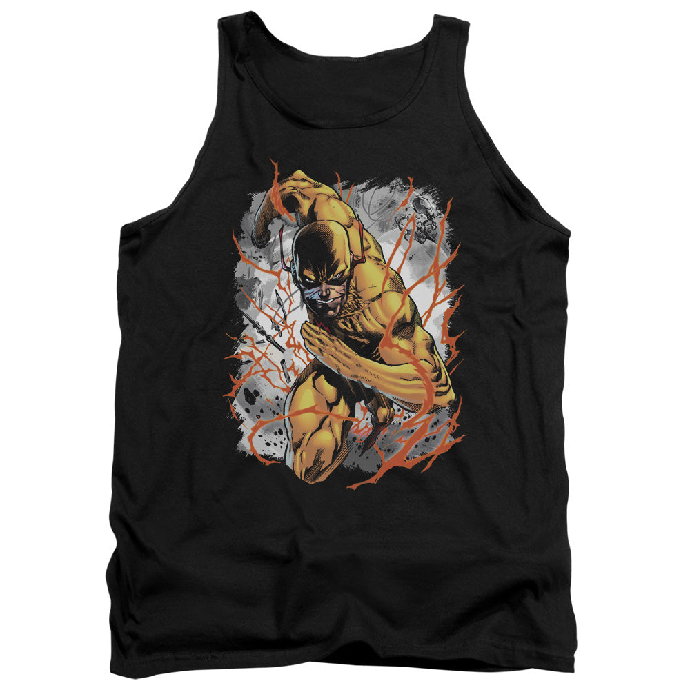 Justice League Reversed Mens Tank Top Shirt Black Officially Licensed