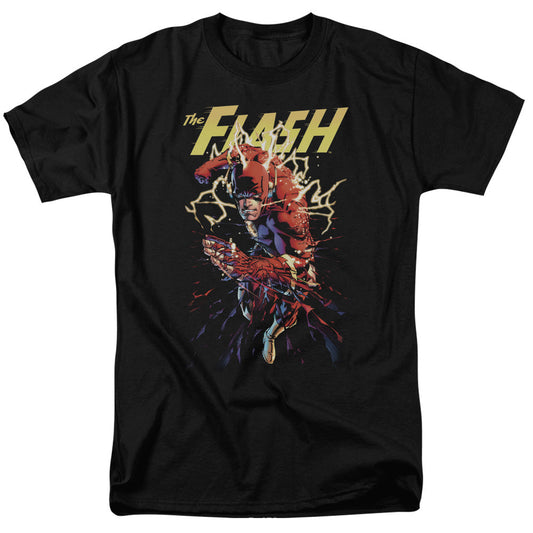 Justice League Ripping Apart Mens T Shirt Black Officially Licensed