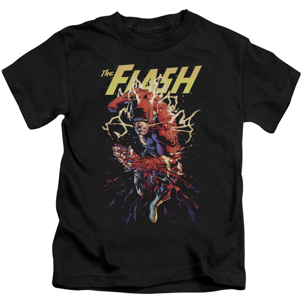 Justice League Ripping Apart Juvenile Kids Youth T Shirt Black Officially Licensed