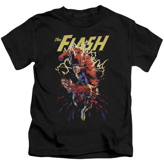 Justice League Ripping Apart Juvenile Kids Youth T Shirt Black Officially Licensed