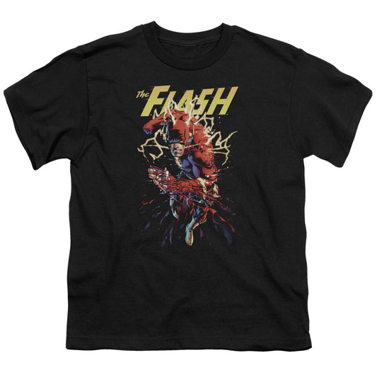 Justice League Ripping Apart Kids Youth T Shirt Black Officially Licensed