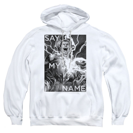 Justice League Of America Say My Name Mens Hoodie White Officially Licensed