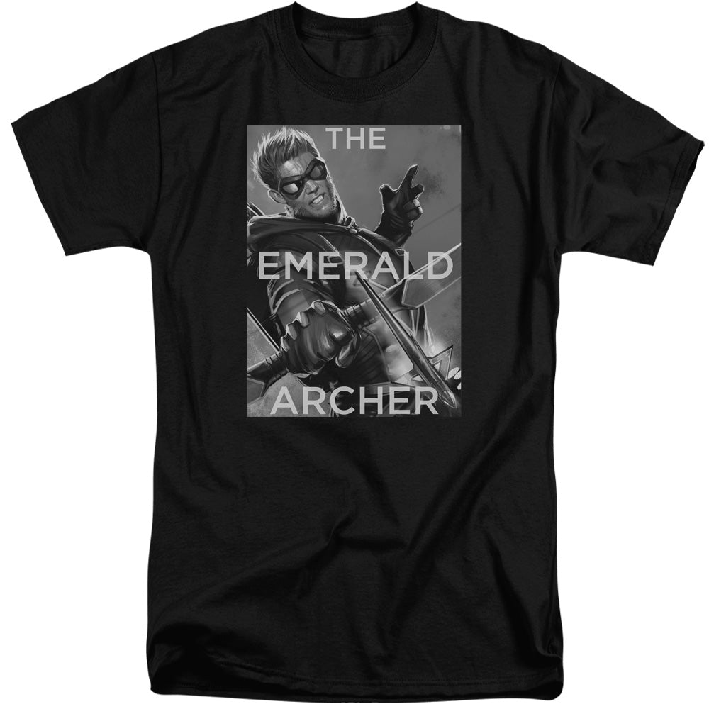 Justice League Trigger Mens Tall T Shirt Black Officially Licensed