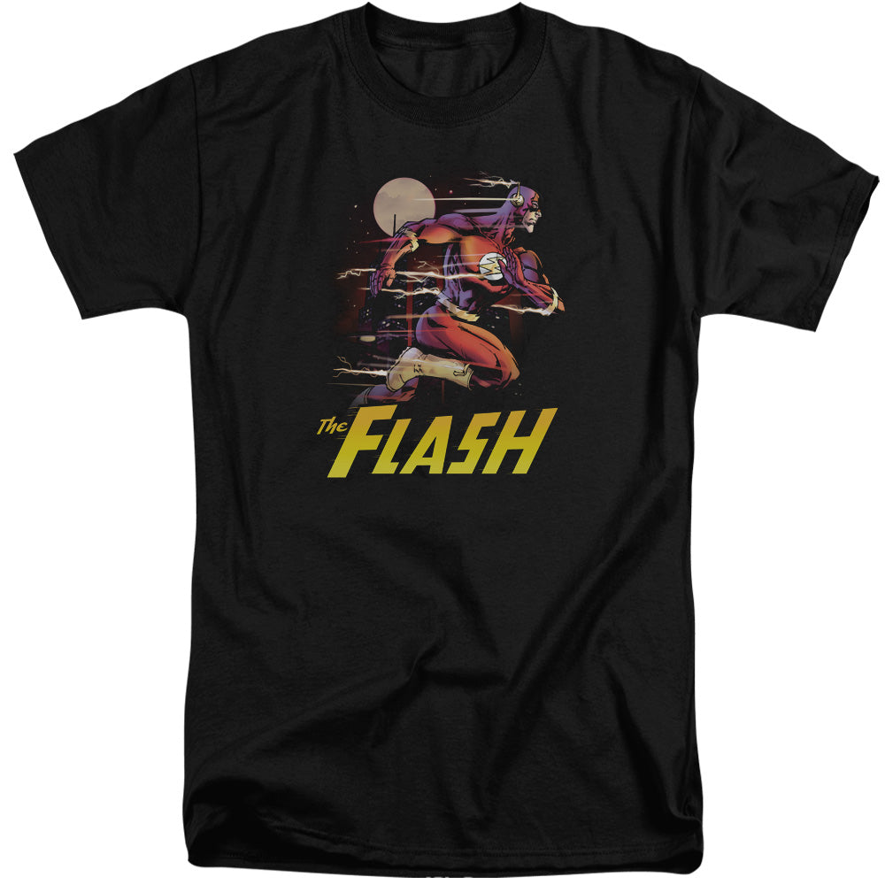 Justice League City Run Mens Tall T Shirt Black Officially Licensed