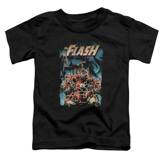 Justice League Electric Chair Toddler Kids Youth T Shirt Black Officially Licensed