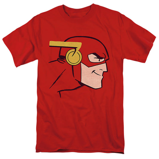 Justice League Of America Cooke Head Mens T Shirt Red Officially Licensed