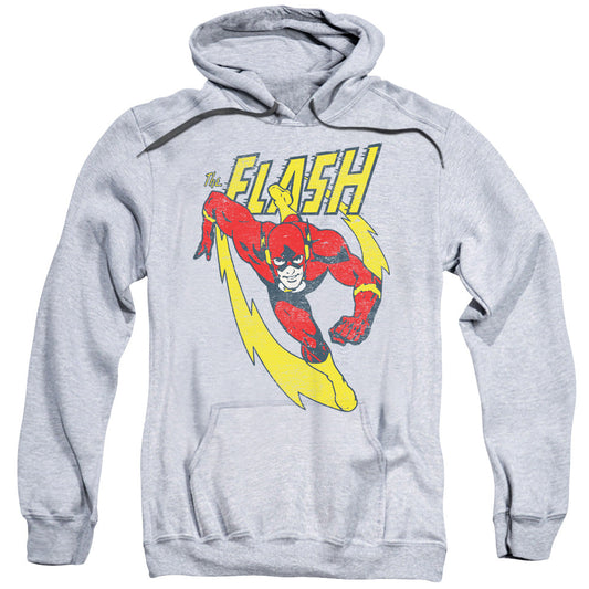 Justice League Lightning Trail Mens Hoodie Athletic Heather Officially Licensed