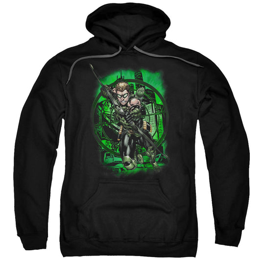 Justice League in My Sight Mens Hoodie Black Officially Licensed