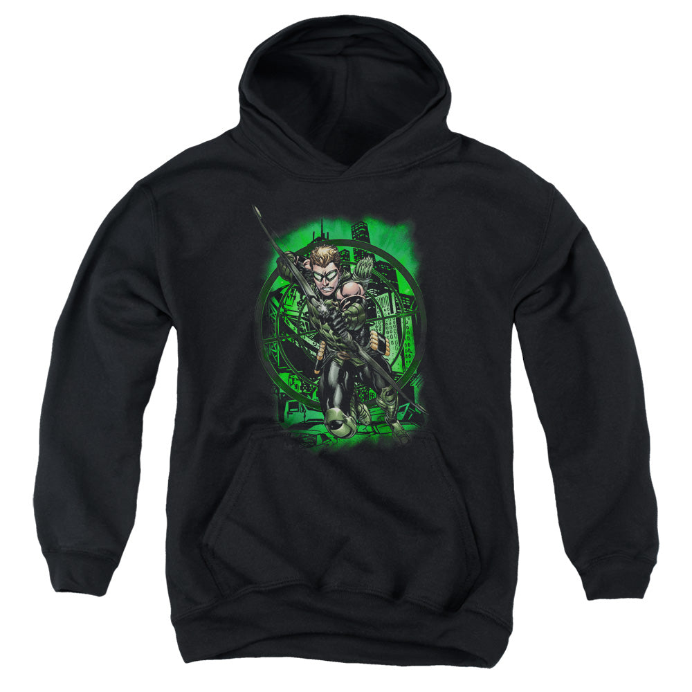 Justice League in My Sight Kids Youth Hoodie Black Officially Licensed
