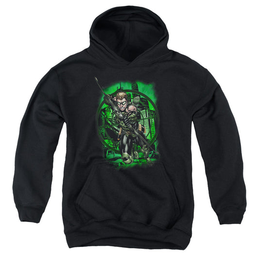 Justice League in My Sight Kids Youth Hoodie Black Officially Licensed