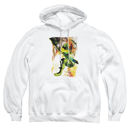 Justice League Of America Painted Archer Mens Hoodie White Officially Licensed