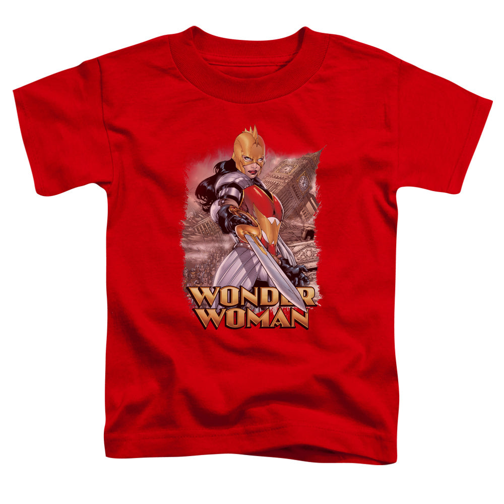 Justice League Wonder Woman Toddler Kids Youth T Shirt Red Officially Licensed
