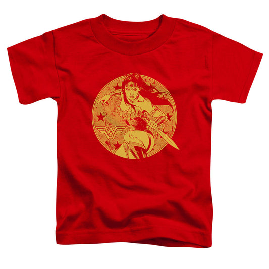 Justice League Young Wonder Toddler Kids Youth T Shirt Red Officially Licensed
